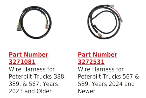 JW Speaker Heated Model 9600 LED Headlight for Peterbilt 388, 389, 567 & 589, Chrome, Wiring Harness Sold Separately (Right)