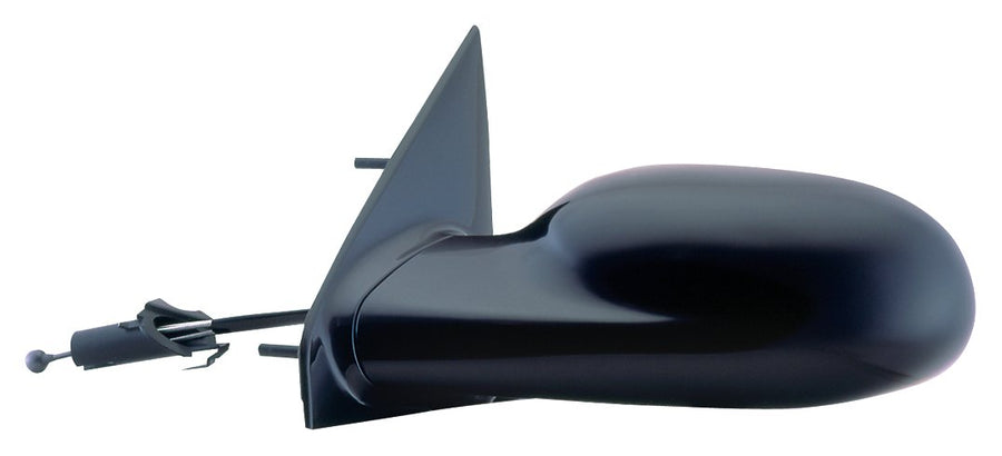 Mirror Driver Side for Saturn L Series Sedan & Wagon, Black, Non-Foldaway, Manual Remote