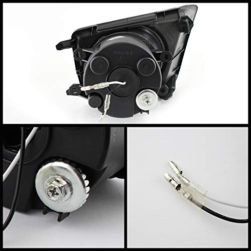 LED Fog Lights Black/Clear Spyder Auto 5075154