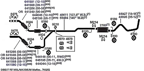 Exhaust Pipe AP Exhaust 58484