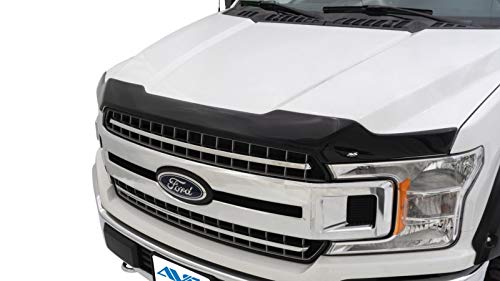 Aeroskin Hood Protector Auto Ventshade [AVS] | Fits 2013 - 2017 Chevrolet Traverse (LTD - 1st Gen), 2018 - 2023 Traverse (Includes Limited) | Low Profile Deflector / Bug Shield - 1 pc., Smoke | 322104
