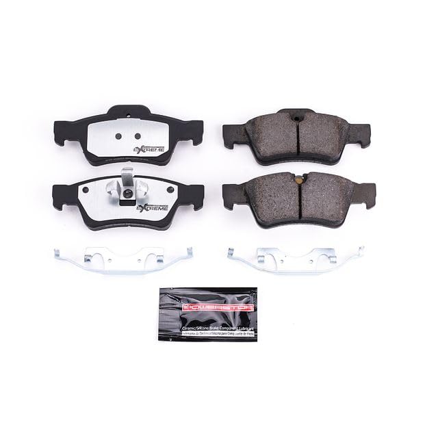 Power Stop Z26 Rear Z26-1122 Carbon-Fiber Ceramic Brake Pads For G55, G63 AMG, G65 AMG, GL320, GL350, GL450, GL550, ML320, ML350, ML450, ML500, ML550, R320, R350, R500 [Model Specific]