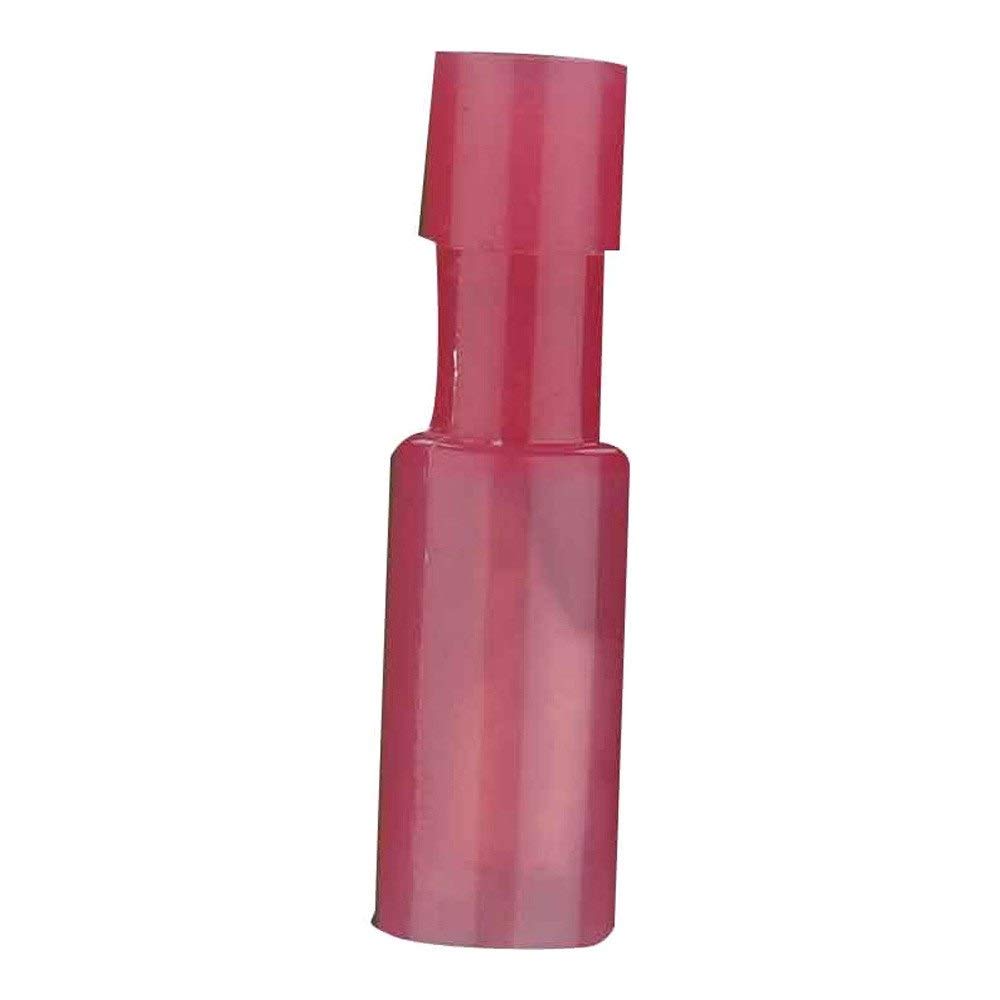 Install Bay Nylon Bullet Female Connector 16/14 Gauge .156, Red (100-Pack)