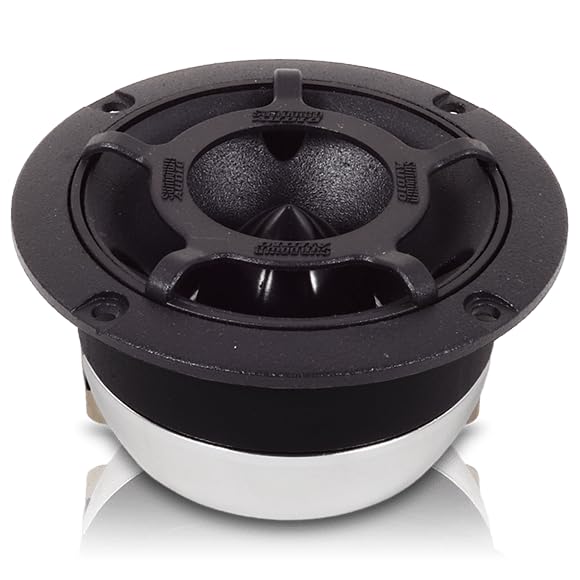 High-Efficiency Sundown Audio ET-1R PA/Stage Tweeter with Grill - 100W RMS, 8-Ohm - Large 33.5mm Dome - 105dB Sensitivity, 4kHz-20kHz - Single Unit for Monitor Systems & Crisp Highs