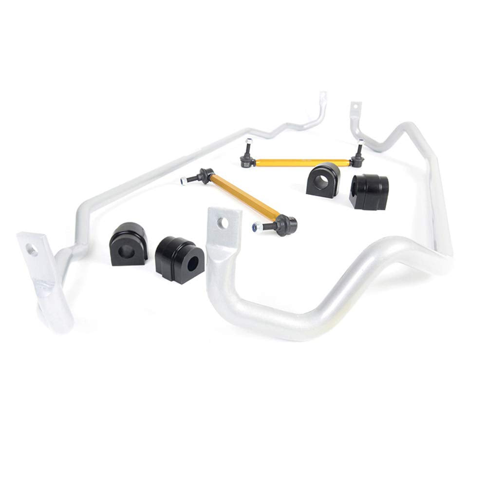 Whiteline Front and Rear Sway Bar Vehicle Kit BBK004; Fits BMW 325i 05-11