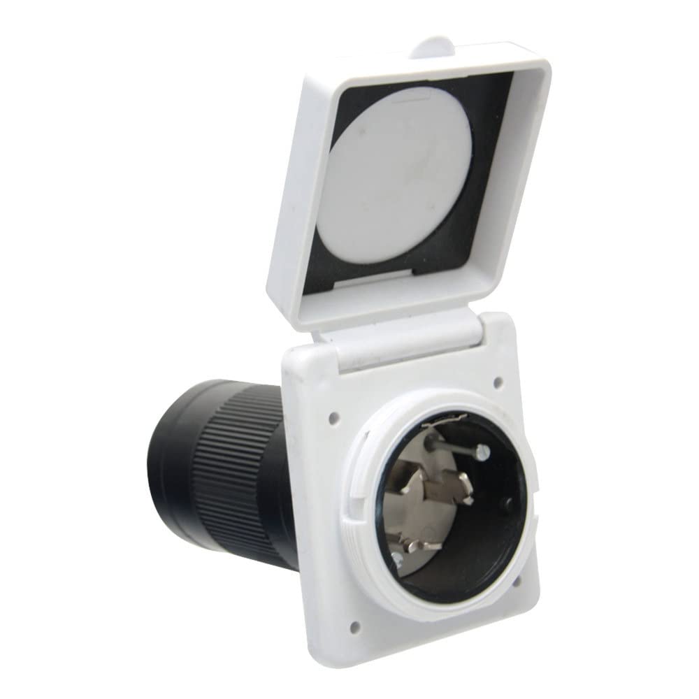 50 Amp Valterra A10-50INVP Power Inlet - White