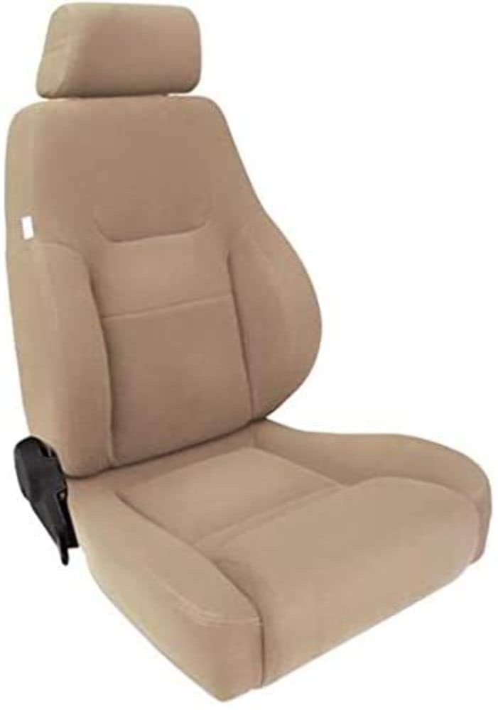 Beige Velour ProCar by Scat Racing Elite Lumbar Recliner Right Seat 80-1200-67R