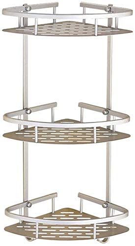 Bathroom BTBT space aluminum 3 layers triangular racks, cosmetic storage rack/Corner Shelf, wallmounted Bathroom Shelf
