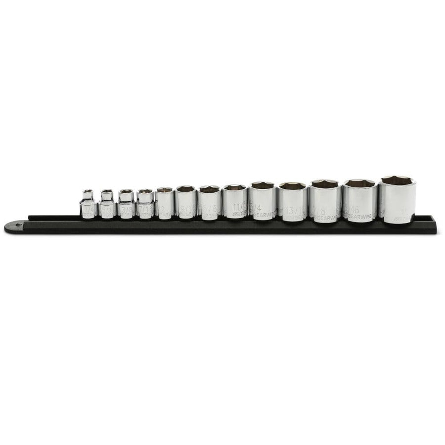 13 Pc. GEARWRENCH 3/8" Drive 6 Pt. Standard Socket Set, SAE - 80553