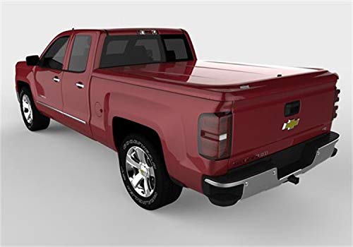 UnderCover RealTruck Lux One-Piece Truck Bed Tonneau Cover | UC1126L-66 | Fits 2014 - 2015 Chevy Silverado 1500, 2015-19 2500/3500HD 66(WA412P) - Sonoma Jewel Red 6' 7" Bed (78.9")