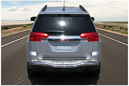 Rear Bumper Guard Black Horse Single Tube Stainless Steel Compatible with 2010-2017 Chevrolet Equinox|2010-2013 GMC Terrain-8GMTRSS