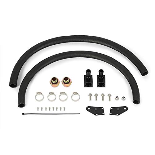 Mishimoto Transmission Cooler MMTC-DMAX-01SL Fits Chevrolet/GMC Duramax 6.6 LB7 2001-2003 Silver