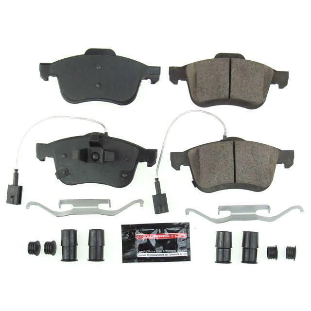 Power Stop Z23-1721A Z23 Evolution Sport Carbon Fiber Infused Ceramic Brake Pads with Hardware For Ram ProMaster City 2015-2022 [Vehicle Specific]