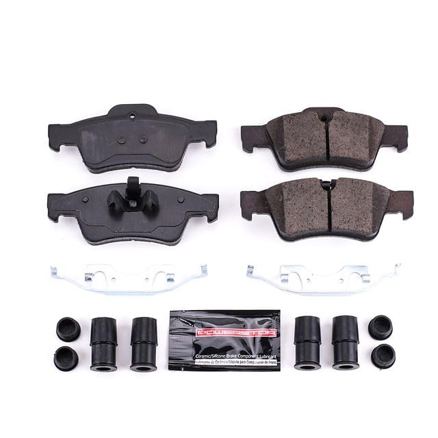 Power Stop Z23-1122 Z23 Sport Carbon Fiber Infused Ceramic Brake Pads with Hardware Rear For G55 G63 AMG G65 AMG GL320 GL350 GL450 GL550 ML320 ML350 ML450 ML500 ML550 R320 R350 R500 [Model Specific]