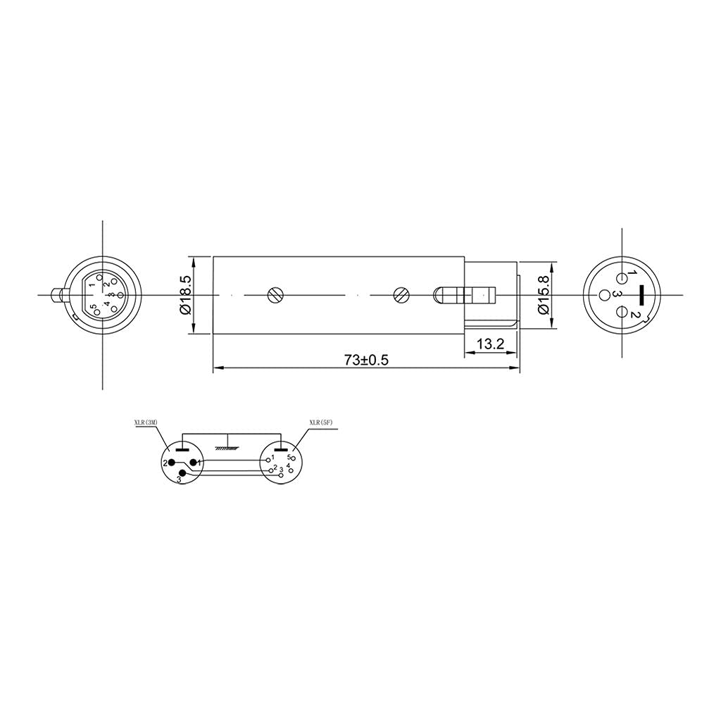 Milodon 1/4" Universal Stud and Nut 81400, (Pack of 10)