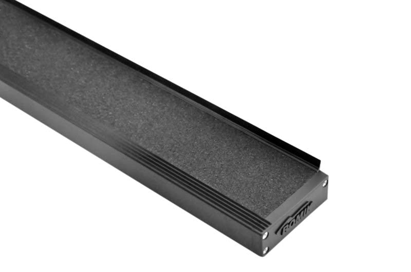 6.5" Romik ROB-T Series Cab Length Black Running Boards