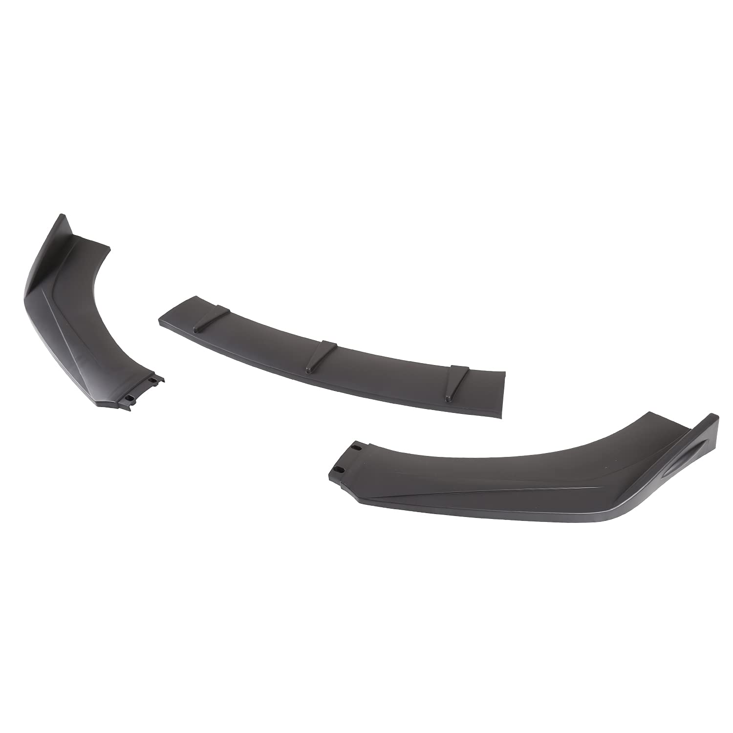 Front Bumper Lip Spoiler Spec-D Tuning Universal Black Body 3PC Style Set