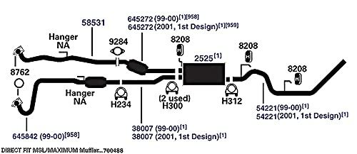 Pipe AP Exhaust 38007