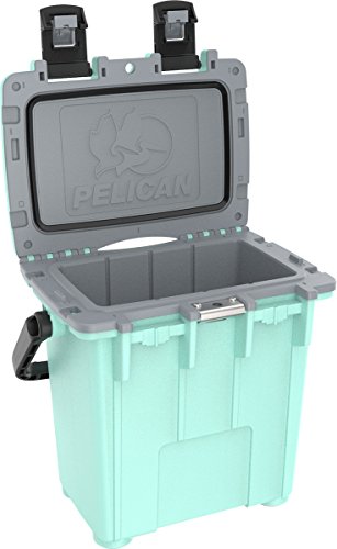 20 Quart Pelican Elite Cooler (Seafoam/Gray)