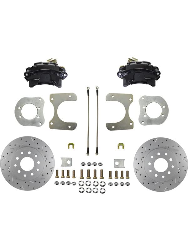 Rear Brakes Leed Disc Brake Conversion Kit Cross Drilled 283mm
