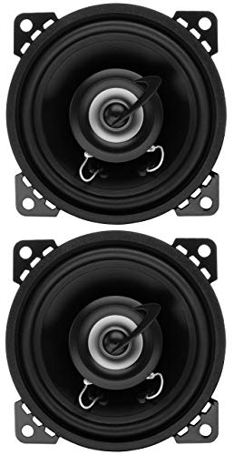 TRQ422 Planet Audio 4 Inch Car Speakers - 225 Watts of Power Per Pair, 112.5 Watts Each, Full Range, 2 Way, Sold in Pairs