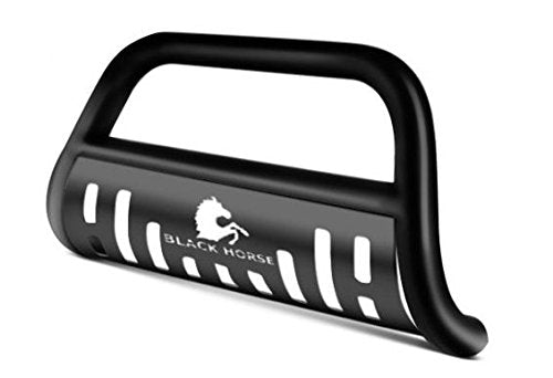 Bull Bar Black Horse Skid Plate Compatible with 1999-2003 Infiniti QX4|1996-2004 Nissan Pathfinder-BB110009A-SP