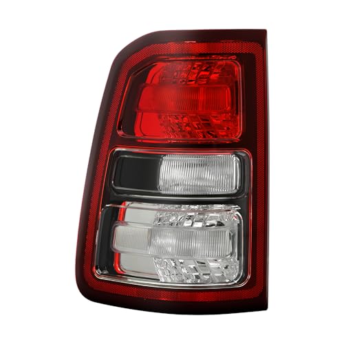 Dodge Ram 1500 Big Horn/Tradesman Spyder Halogen Black Bezel Red Len Tail Light - OE Left (CH2800221)