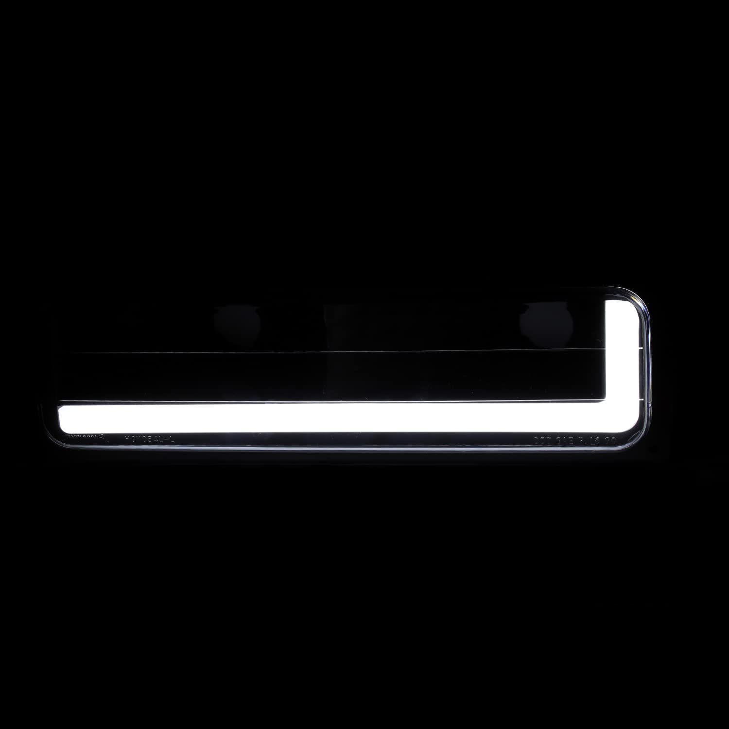 Black LED Bar Bumper Lights SPEC-D TUNING Compatible with 1988-1998 Chevy Silverado C10 C/K