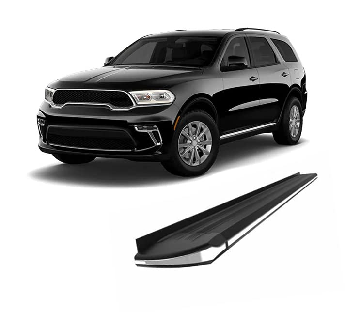 Exceed Black Horse Running Boards Compatible with 2011-2025 Dodge Durango-EX-DGDU