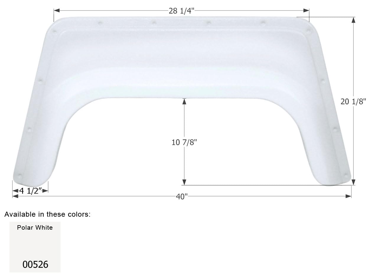 Fender Skirt ICON, Single, FS302, Polar White