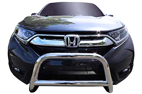 A Bar Black Horse No Skid Plate Stainless Steel Compatible with 2017-2022 Honda CR-V-BB150505SS