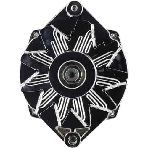 Alt Powermaster GM 12SI Chrome 100A 6 grv Pulley 1 or 3 Wire