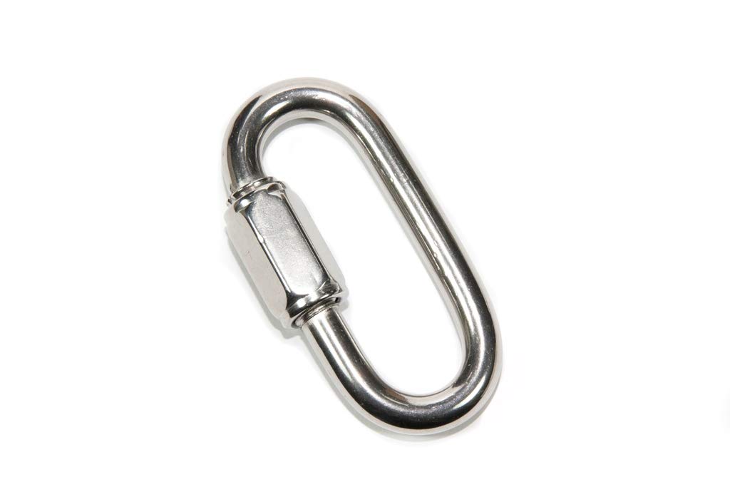 Chain Links Moeller Marine 053225-10, 1/4" Stainless Steel