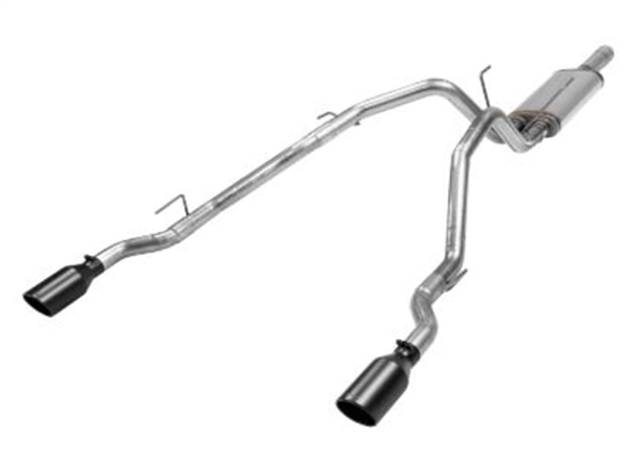 Flowmaster FlowFX 717860 Cat-Back Exhaust Kit Dual 2.5 Inch 409 Stainless Steel Tailpipes 4.5 Inch Black Ceramic 304 Stainless Steel Tips Compatible with 2009-2024 Classic Body Ram 1500 5.7L Hemi