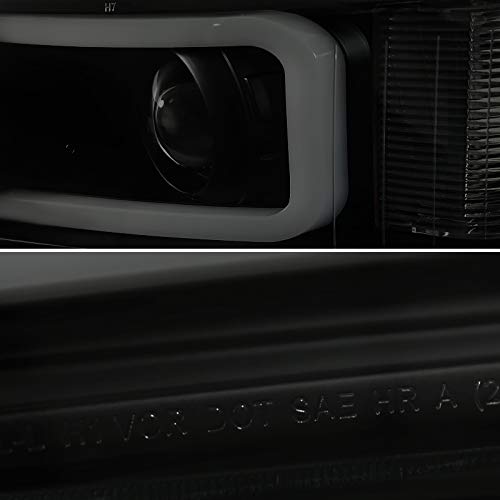 2LHP-SIV07SM-RS SPEC-D TUNING Projector Headlights- Smoke with Black Housing 07-13 Chevrolet Silverado