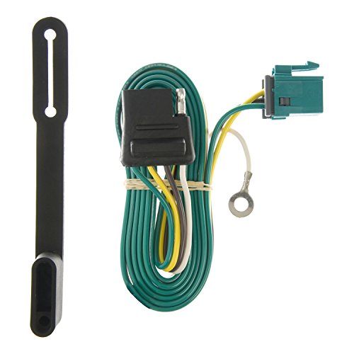 CURT Vehicle-Side Custom 4-Pin Trailer Wiring Harness, Fits Select Chevrolet Express, GMC Savana 1500, 2500, 3500