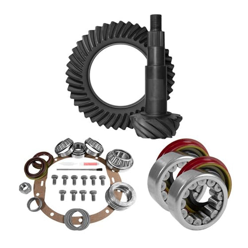 4.88 Rear Ring & Pinion, Install Kit, Axle Bearings & Seal 8.6" GM