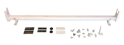 TrailFX Ladder Rack Universal Extension for Van Racks Without Gutters White Powder Coated Steel 63 Inch Adjustable Length Adds 250 lb Capacity TrailFX FCLR007W