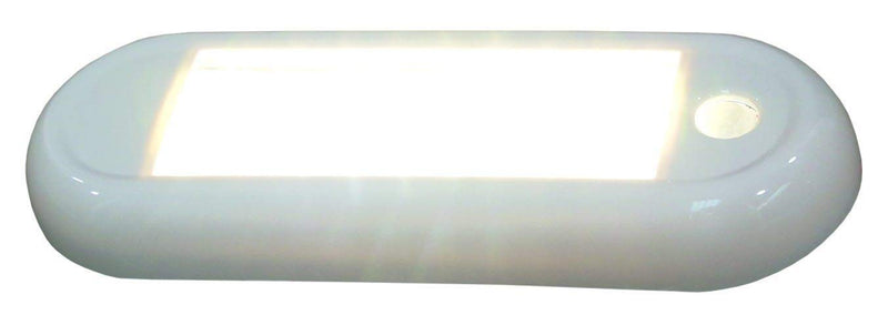 Indirect Oblong Dome Light w/Infrared Switch, Clear Lens - Pkgd.