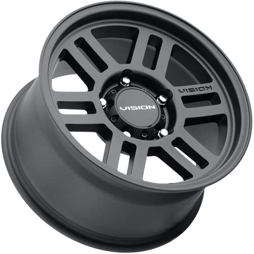 355 Vision Manx 2 Overland 17x9 5x5" +20mm Satin Black Wheel Rim 17" Inch