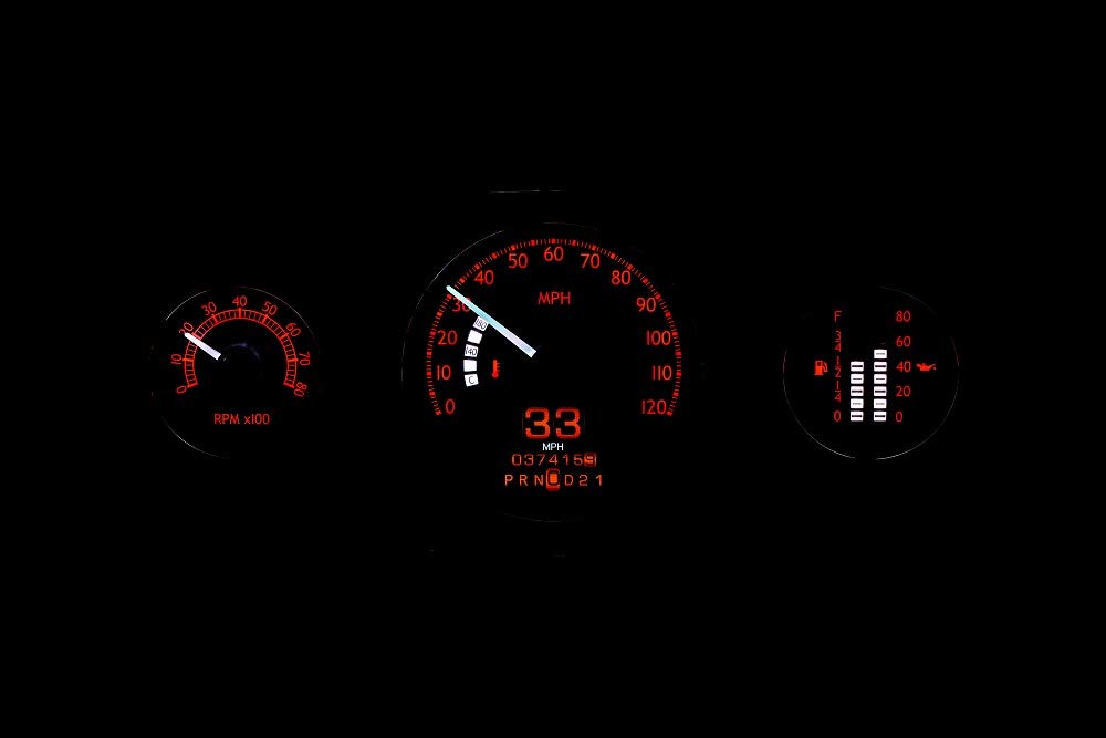 Dakota Digital Retrotech RTX-32F-X Gauge Instrument System Compatible with 1932 Ford Car
