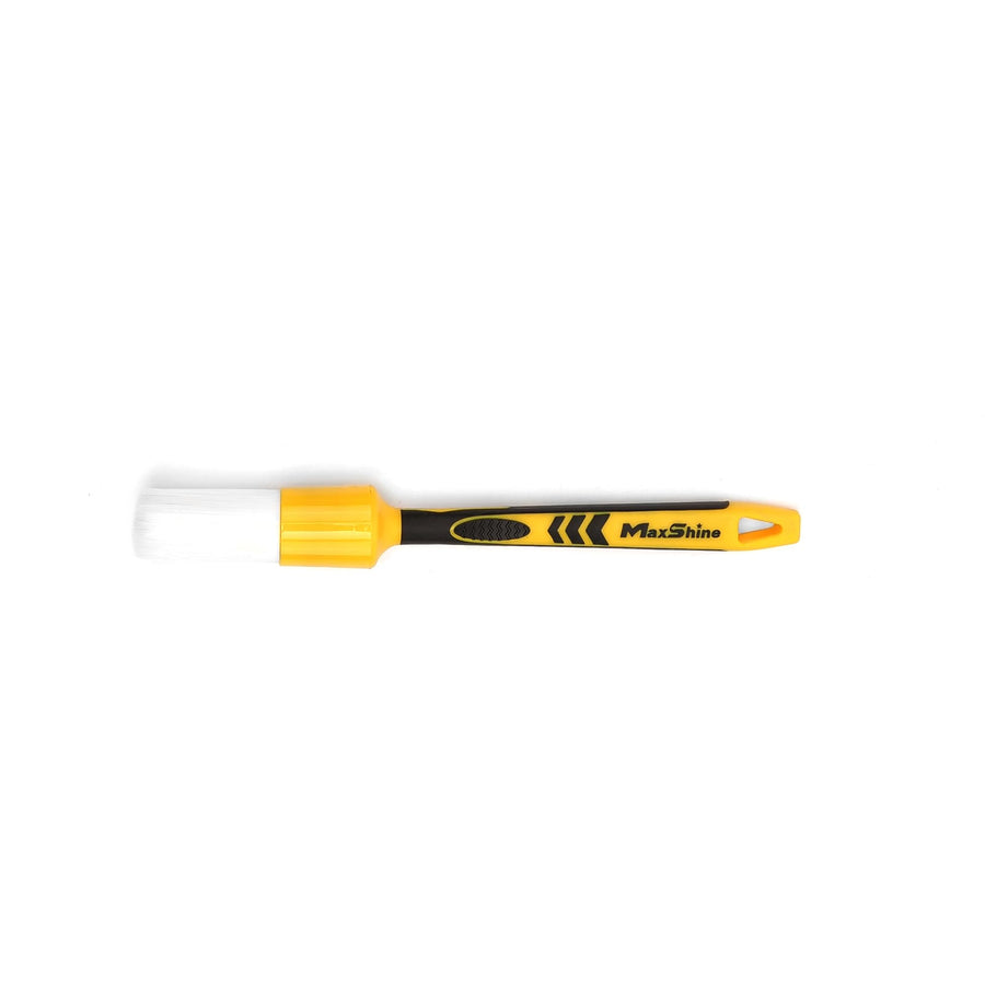 Maxshine Universal Large #12 White Classic Detailing Brush – Soft, Durable Synthetic Bristles – High-Density Brush for Interior & Exterior Cleaning – Premium Car Detailing Tool