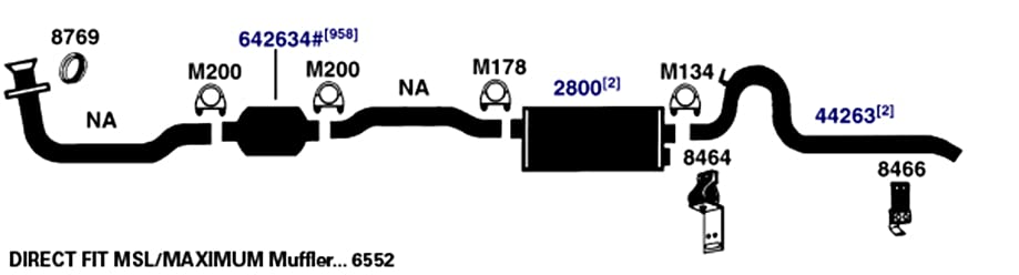 Exhaust Gasket AP Exhaust 8769
