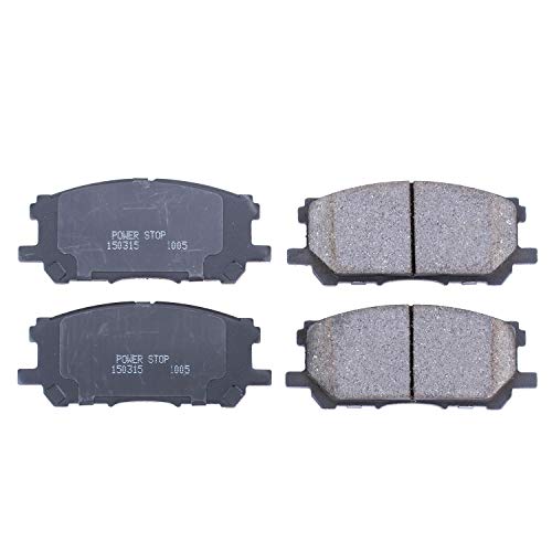 Z16 Evolution Power Stop Front Ceramic Brake Pads For Lexus RX330 2004-2006, Lexus RX350 2007-2009, Lexus RX400h 2006-2008, Toyota Highlander 2006-2007 [Model Specific]