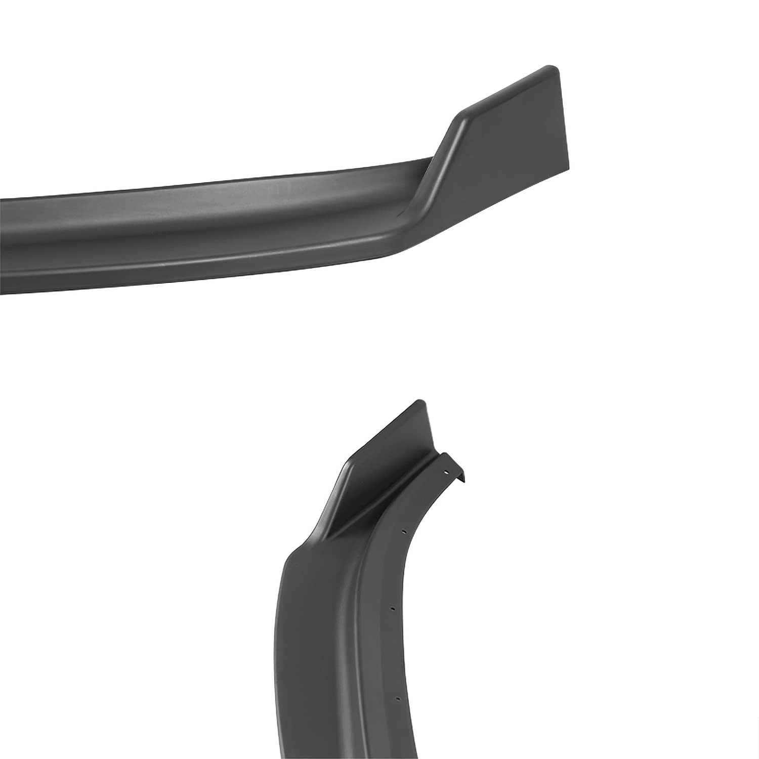 Matte Black Spec-D Tuning Front Bumper Lip Spoiler Splitter Body Kit 3PC Compatible with 2014-2018 Mazda 3