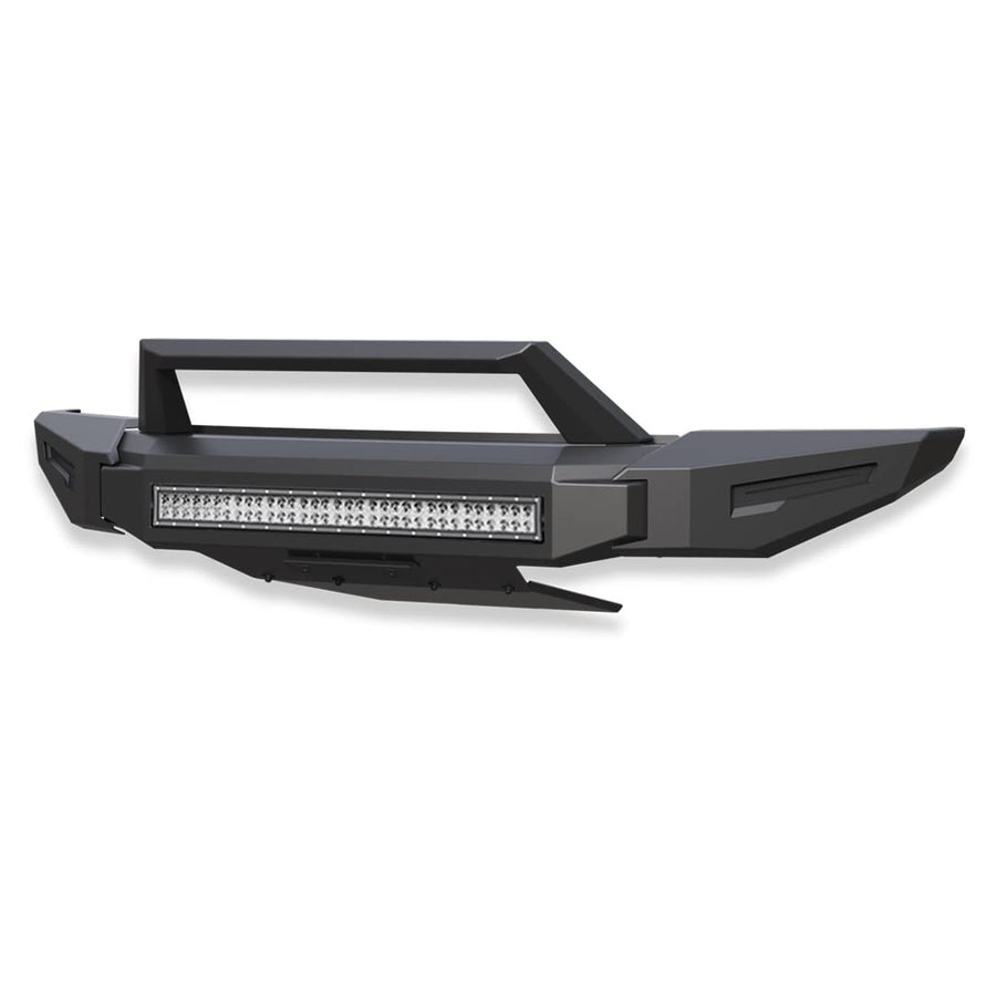 Armour II Black Horse Heavy Duty Front Bumper Kit Matte Black Compatible with 2018-2020 Ford F-150-AFB-F119-K2