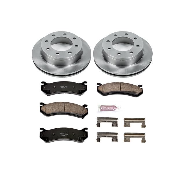 POWERSTOP Autospecialty KOE2036 Rear Replacement Brake Kit-OE Brake Rotors & Ceramic Brake Pads
