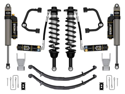 2021-2024 Ford F-150 Tremor ICON, 2.5-3" Lift, Stage 4 Suspension System, Tubular, CDXS, w/Leaf Packs