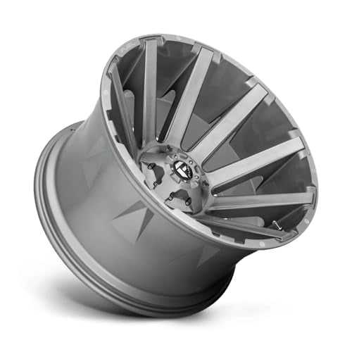 FUEL OFF-ROAD D714 20X10 CONTRA PLATINUM 5X4.5/5.0, 4.79, 18mm BRUSHED GUN METAL TINTED CLEAR - D71420002647