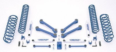 Fabtech JEEP TJ 4in ULTIMATE KIT FTS24015BK
